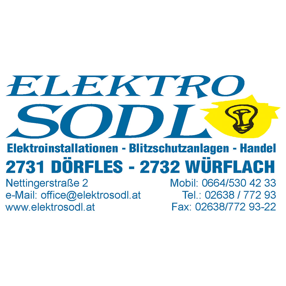 Logo Sponsor Elektro Sodl